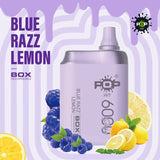 POP HIT BLUE RAZZ LEMON - 6000 PUFFS